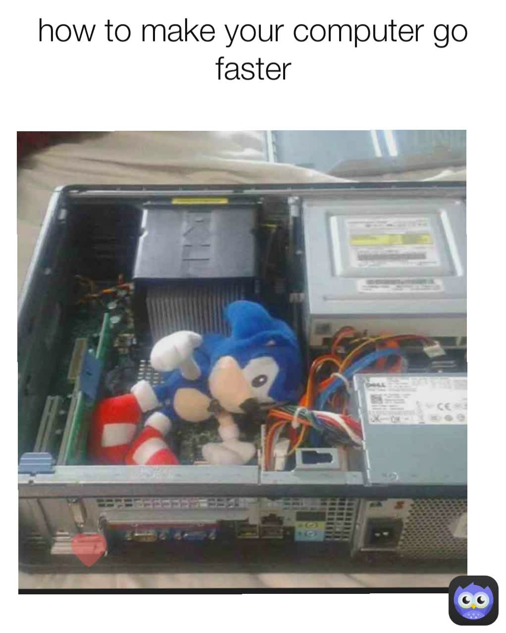 how to make computer faster sonic